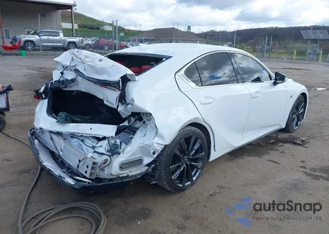 2021 Lexus Is 350 F Sport из США, поврежденный, VIN JTHGZ1B28M5046000